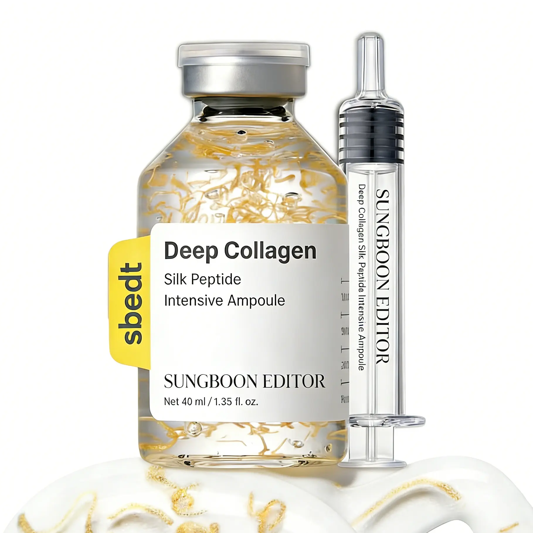 Sungboon Editor Silk Lifting Peptide Ampoule 1.35 fl oz | Wrinkle Care Face-Lift at Home serum with Peptides & Deep Collagen | Plumping, Smooth, Anti aging Korean Skincare 40ml
