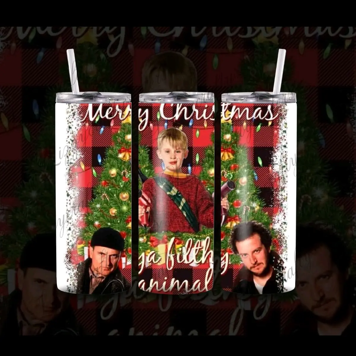 Merry Christmas sublimation tumbler Print