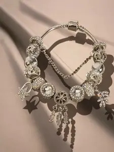 Y2K Style Charm Bracelet, Fashionable Jewelry for Women & Girls, Trendy All-match & Exquisite Jewelry for Birthday Gift, Beaded Bracelet