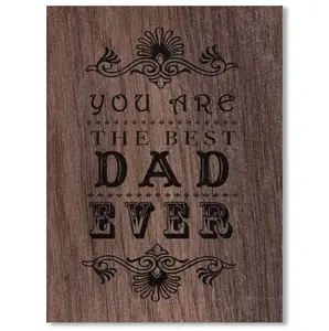Spitfire Girl You Are The Best Dad Ever Card