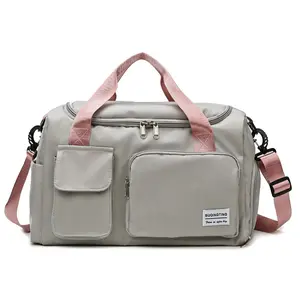 Summer 2026 New Multi-pockets Dry and Wet Separation Swimming Training Sports Gym Bag, Hand-held Zipper Shoulder Travel Bag for Men and Women, Casual Sports Bag, Athletic Bag‎