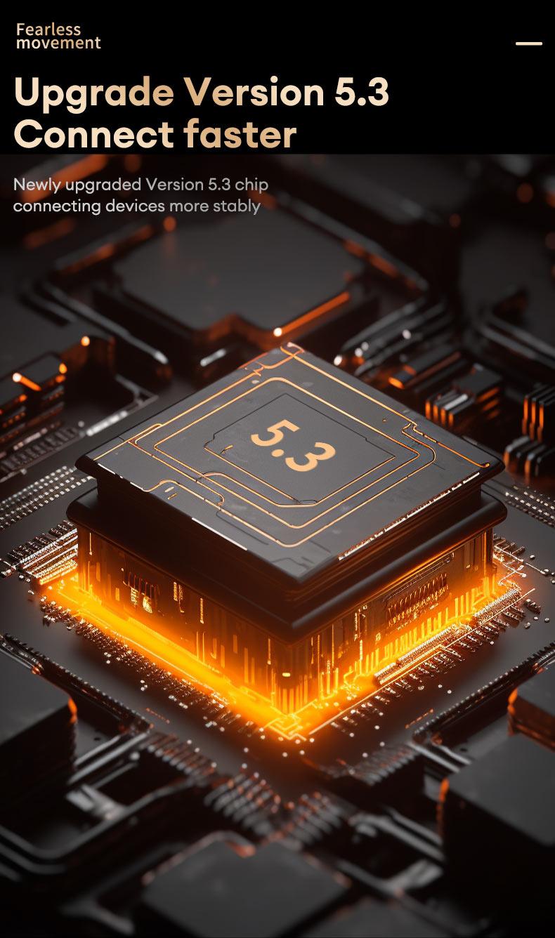 PAXA T26 Pro Wireless Earbuds,OWS Wireless Bluetooth Earbuds Luxurious Sound for Music & Phone Calls, Sport Headsets With Call Noise Canceling Mic