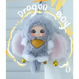 [Buya 2 get 3]Dragon Cub Fortune Jingles-Soft toy series,Bunny Plush Dolls,Soft Furry Collectibles,Backpack or clothing decoration,Stuffed Animal