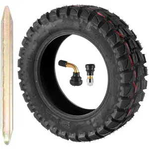 Refitted 11-inch 90/65-6.5 Thick Tubeless Road Tire for Motorcycle Electric Scooter