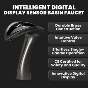 New Intelligent Digital Display Sensor Basin Faucet