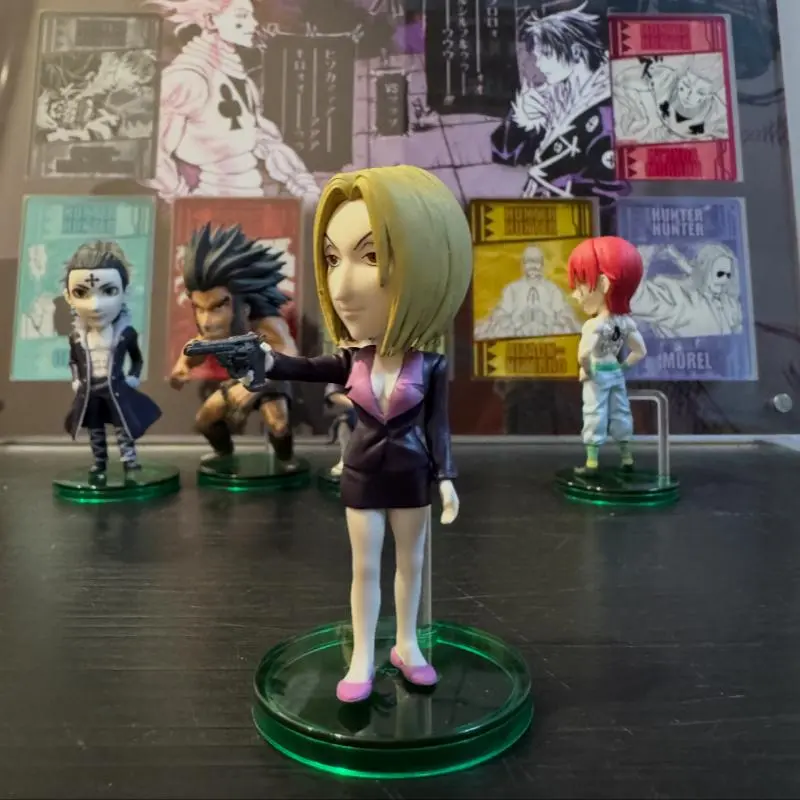 In Stock  Genuine Hunter×Hunter Hisoka Chrollo Lucilfer Action Figure Desktop Collection Ornament Action Figure Model Toys