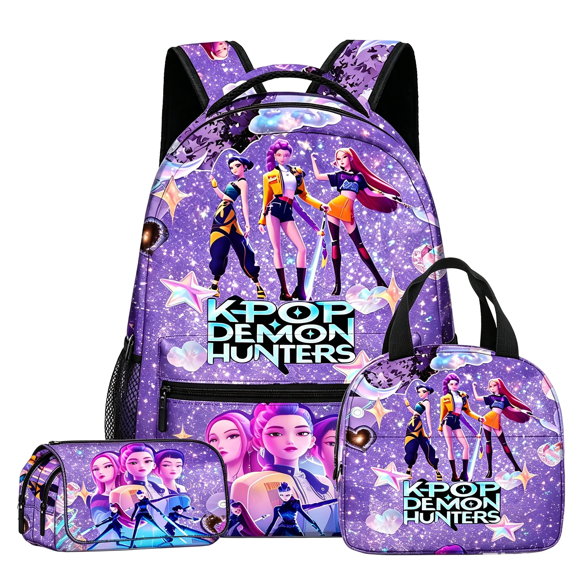 2026 New 3D K-POP c:School Backpack, Lunch Bag, and Pencil Case fashion able and versatile,casual andtrendy,suitable for school