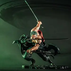 Hot One Piece 10cm Anime Figure GK Roronoa Zoro Three-blade Sa-maximum Manga Anime