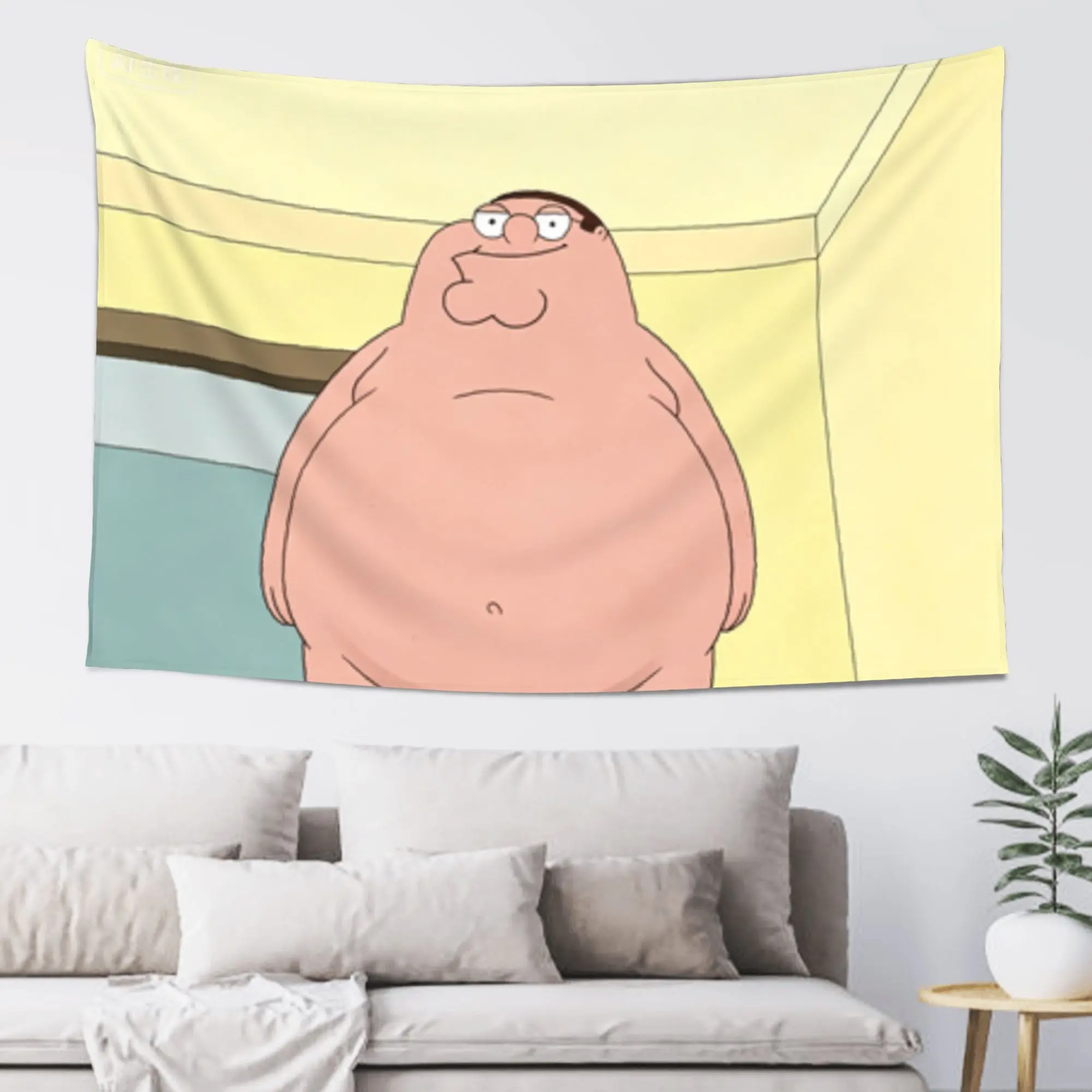 1pc, Griffin Fmily Flag, Funny Peter Guy Banner, 3x5ft (90*150cm), 4 Grommets, Single-Sided Printing, for Indoor, Outdoor, Activities, Dorm, Yard, Home, Garden, Boys and Girls Bedroom, College, Man Cave, Party, Bar, Decoration, Decoration Items