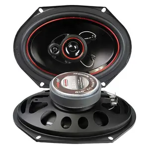 Audiopipe  6 x 8 in. Redline Speaker 3-Way, PP Electroplate Cone - 300W