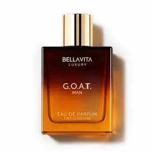 BellaVita Luxury's G.O.A.T. Man | Eau De Parfum (EDP) | Bergamot, Amber & Vetiver | Woody & Musky | Long Lasting | Cruelty Free | Perfect Gift for Him
