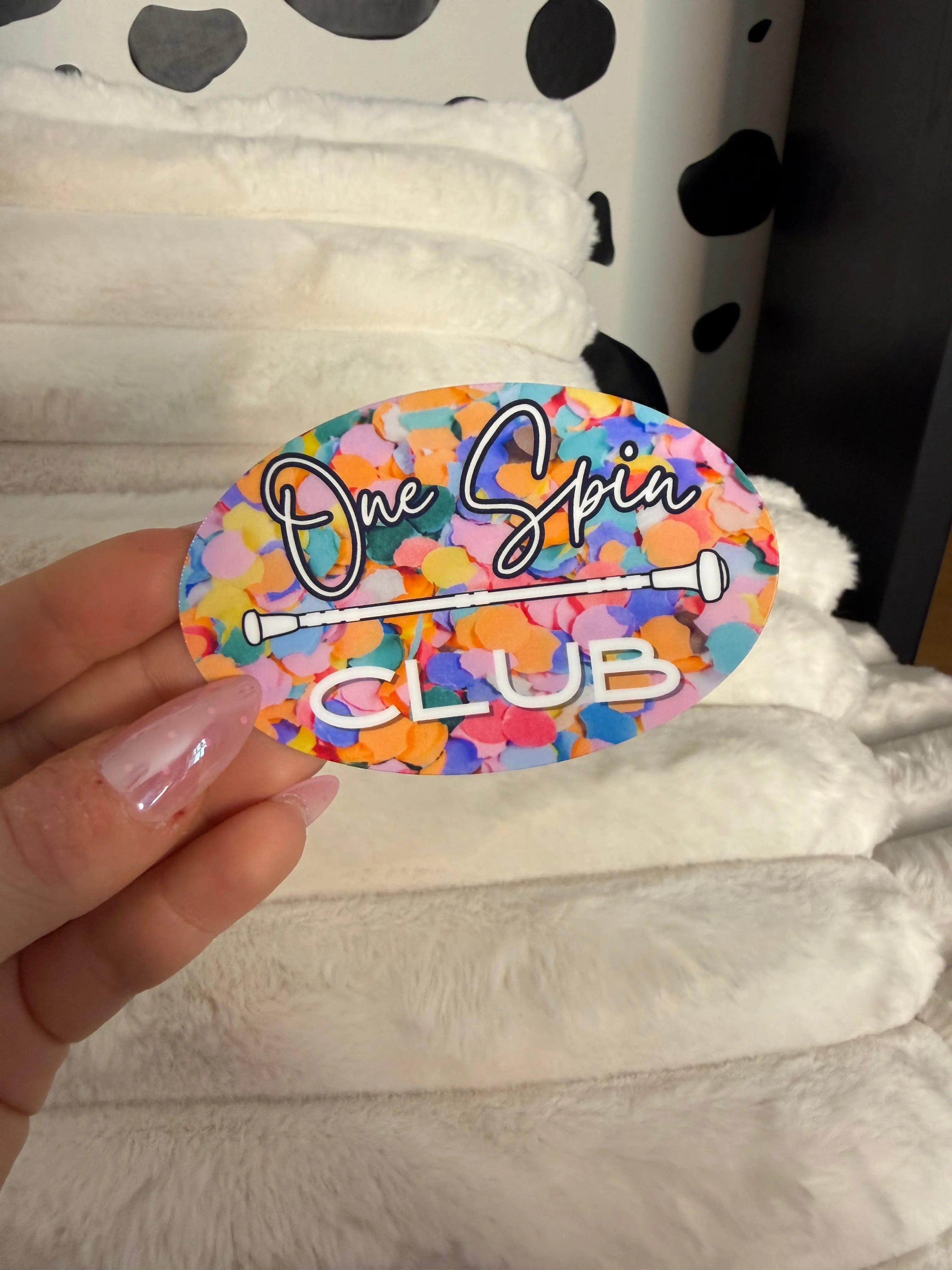 One Spin Club Sticker One Spin Club Sticker