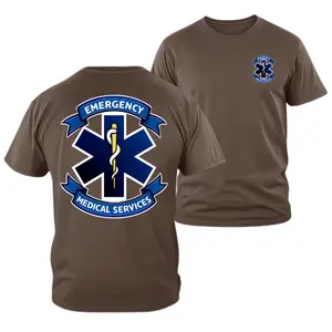 Emergency Medical Services Shirt, EMS Star of Life T Shirt, EMT Paramedic Graphic Tee, First Responder EMS Shirt, Medical Hero Gift