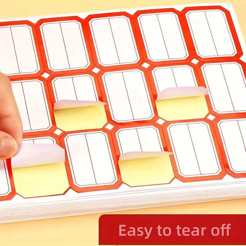 Easy-Peel Self-Adhesive Labels - Versatile Handwritten & Printed Sticker Tags for Pricing, Food Dates - Perfect for Organizing Kitchen, Retail & Personal Items