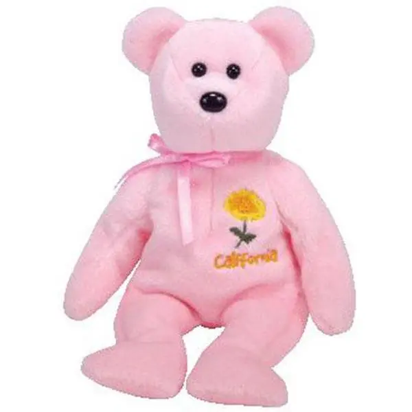 TY Beanie Baby - CALIFORNIA POPPY the Bear (Show Exclusive) (8.5 inch) (2005) - MWMTs