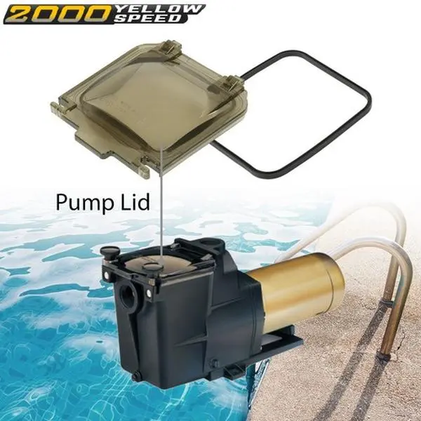 Pool Pump Replacement Lid Strainer Cover Fit For Super Pump SPX1600D Crystal Clear Leak-Free Pump Lid with Gasket