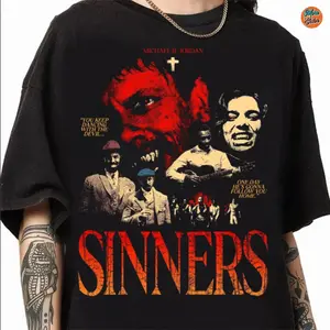 Sinners Movie Vintage T-Shirt, Mary Sm0ke Stack Horror Action Film Graphic Vintage Movie Tee, Gift For Women, Gift For Man, Trending Shirt