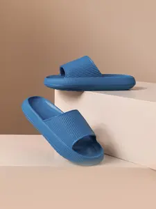Unisex Simple Style Plain Color Slides, Casual Comfortable Home Slippers, Soft Comfortable Slippers for Indoor & Outdoor Wear, Cute Soft Slippers, Flipflop, Footwear