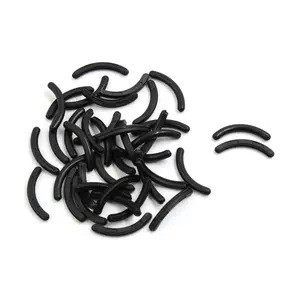 Unique Bargains 40pcs Black Soft Rubber Ladies Cosmetic Makeup Eyelash Curler Refill Replace Pads