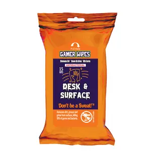 Computer Desk & Surface Cleaning Wipes for Gamers - Safe for All Surfaces