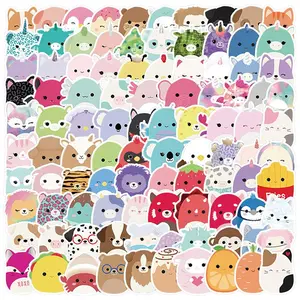 100 Sheets/Set Cartoon Animal Series DIY Sticker, Funny Stickers, Mixed Pattern Decorative Graffiti Sticker For Wall Water Bottle Skateboard Helmet Car Bike