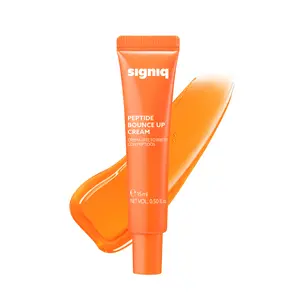 [MINI SIZE] signiq Peptide Bounce Up Cream, Plumping Syrup Formula with 1% Peptide, Hydrating & Firming Face Moisturizer for Dewy and Glow Skin, Korean Skincare 15ml