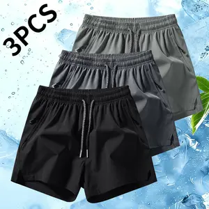 Men's Quick Dry Athletic Shorts Lightweight Breathable Running Gym Workout Shorts for Men, Short Length Sports Shorts with Pockets, Summer Fitness Shorts for Training, Outdoor Activities