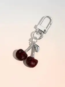 Cherry Design Keychain, Cute Keychain for Women & Men, Fashion Accessories for Daily Use, Trendy All-match & Exquisite Keychain for Birthday Gift, Keychain Pendant