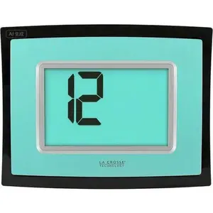 Modern Digital Wall Clock with Indoor Temperature Display, 6.85-inch Height x 8.66-inch Width Compact Design, Battery Operated Timepiece for Home Office, Easy-to-Read Display with Calendar Feature Decor Lightweight outdoor  flowers bedroom party decor