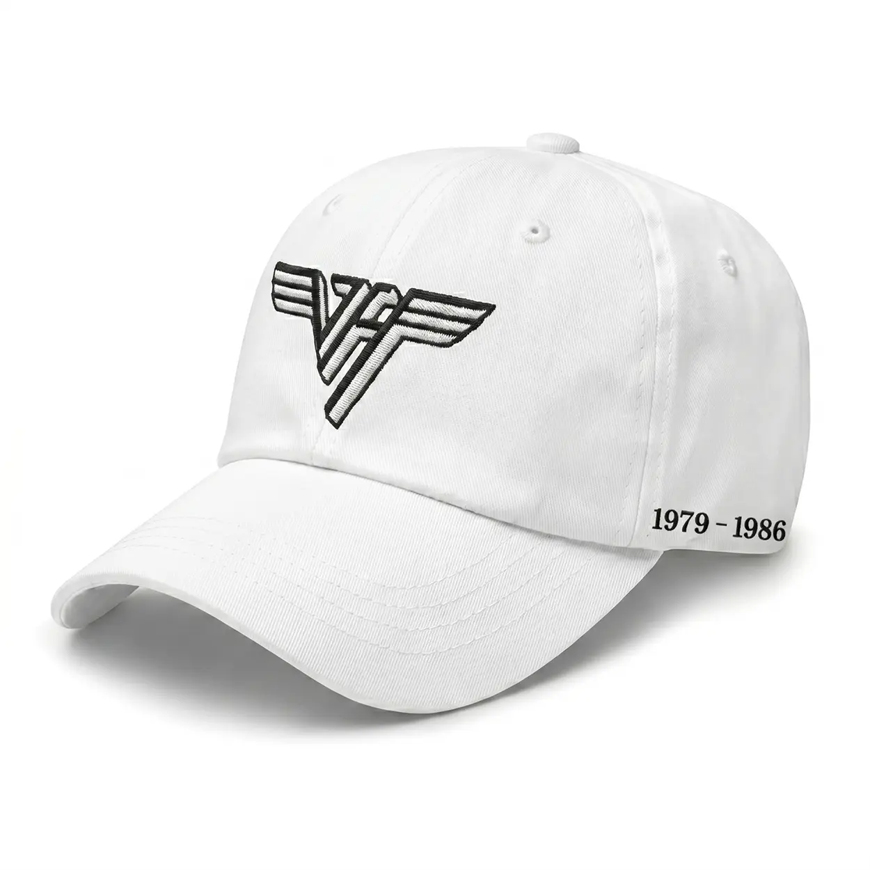 VH Golden Era Wing 1979–1986 Embroidered Dad Hat Vintage Soft Cotton Adjustable Cap Trendy Streetwear Gift for Men & Women