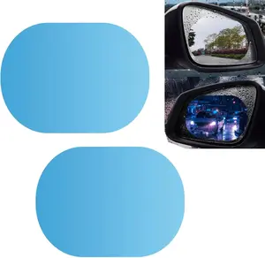 2 PCS Car Side Mirror Tint, Waterproof and Anti-Glare Rear View Mirror Film, High-Definition Anti-Fog Protective Film, Universal Automobile Rearview Mirror Rainproof Film
