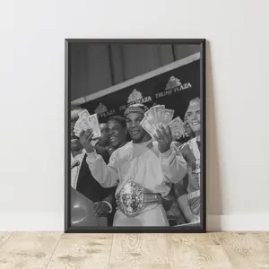 Mike Tyson Poster, Mike Tyson Print, Mike Tyson Wall Art, Boxing Poster, Vintage Sport Poster, Vintage Boxing Wall Art, Boxing Icon