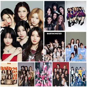 Kpop Babymonster Poster Bedroom Home Decor Art Poster Perfect Gift for Family and Friends