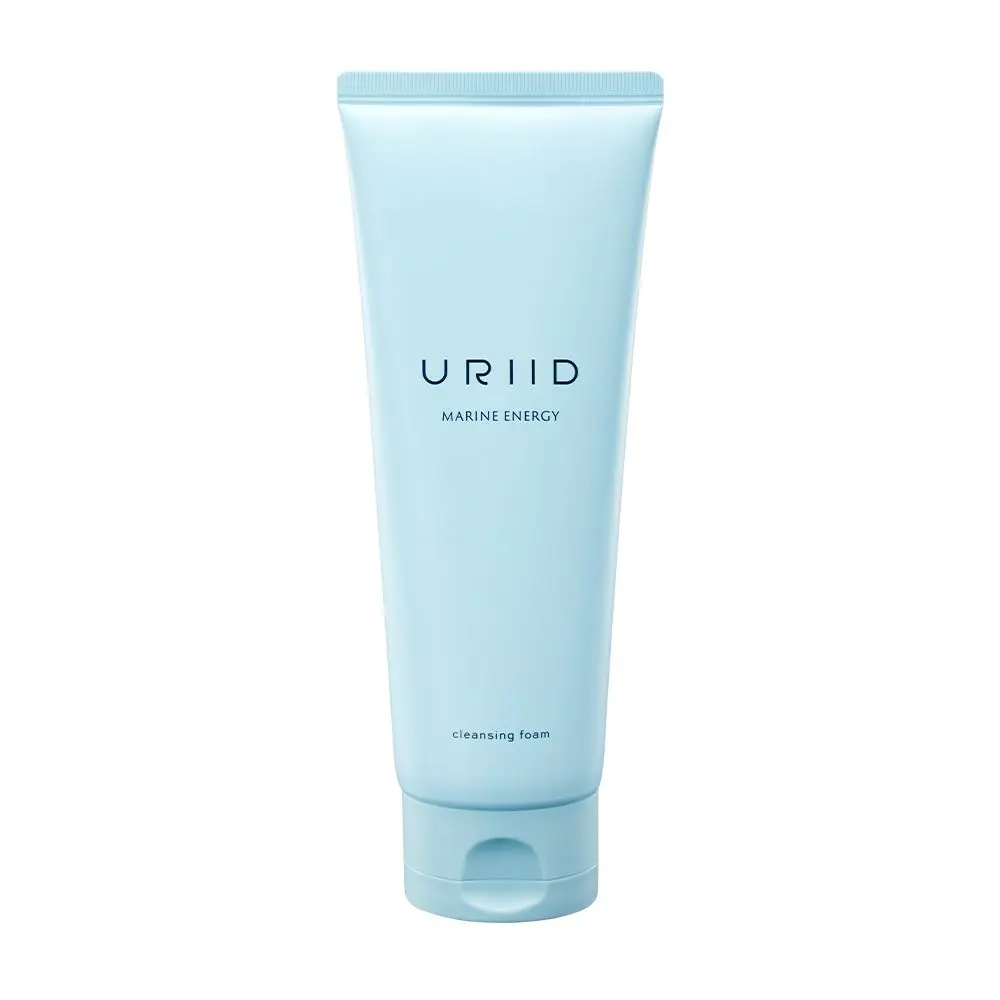URIID Marine Energy Gentle Cleansing Foam 150ml/5.07 fl. oz. - Vegan pH Balanced Face Wash with Bromelain & Sea Salt