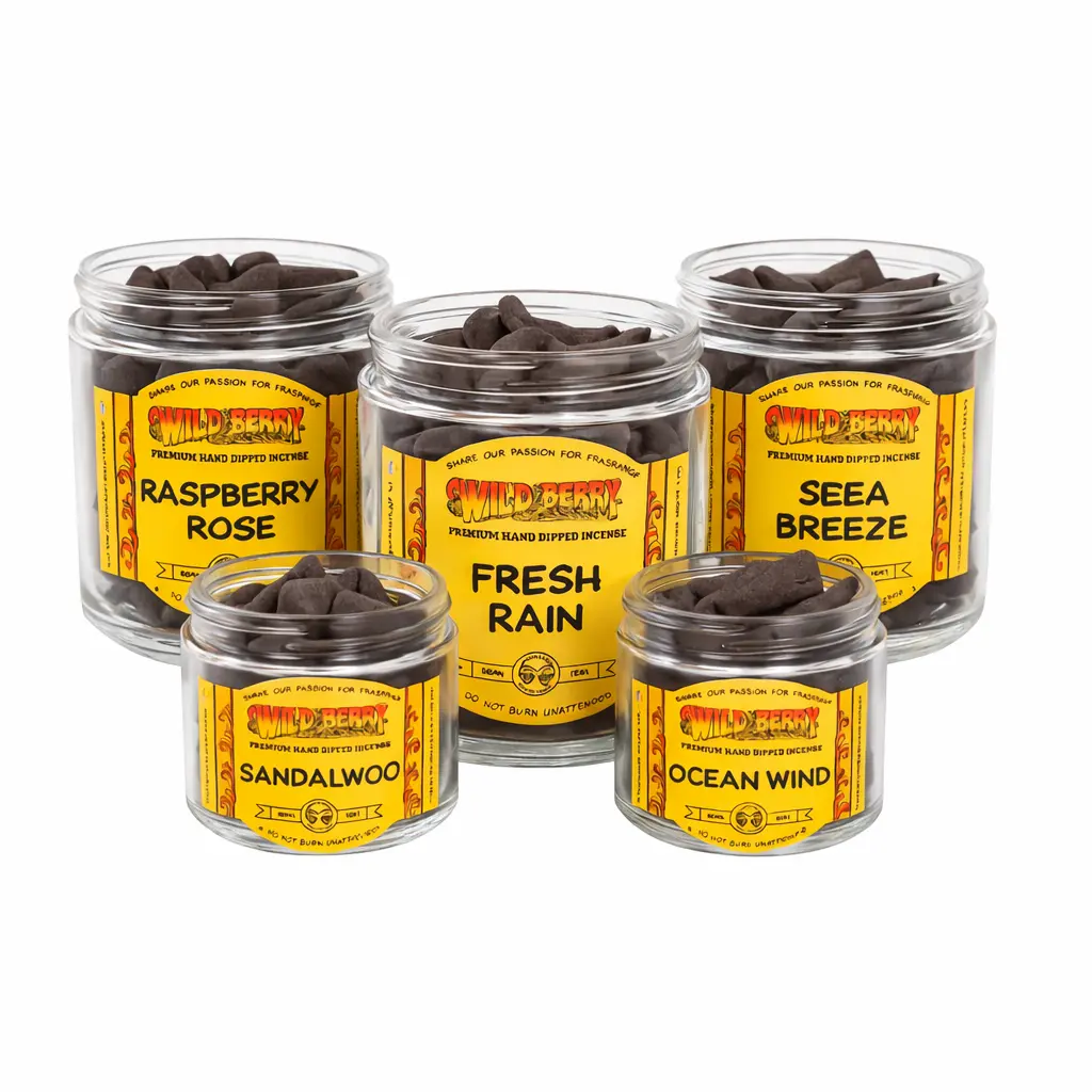 Wild Berry Incense Cones - Ocean Drift - Variety Pack Mix Aroma Wildberry