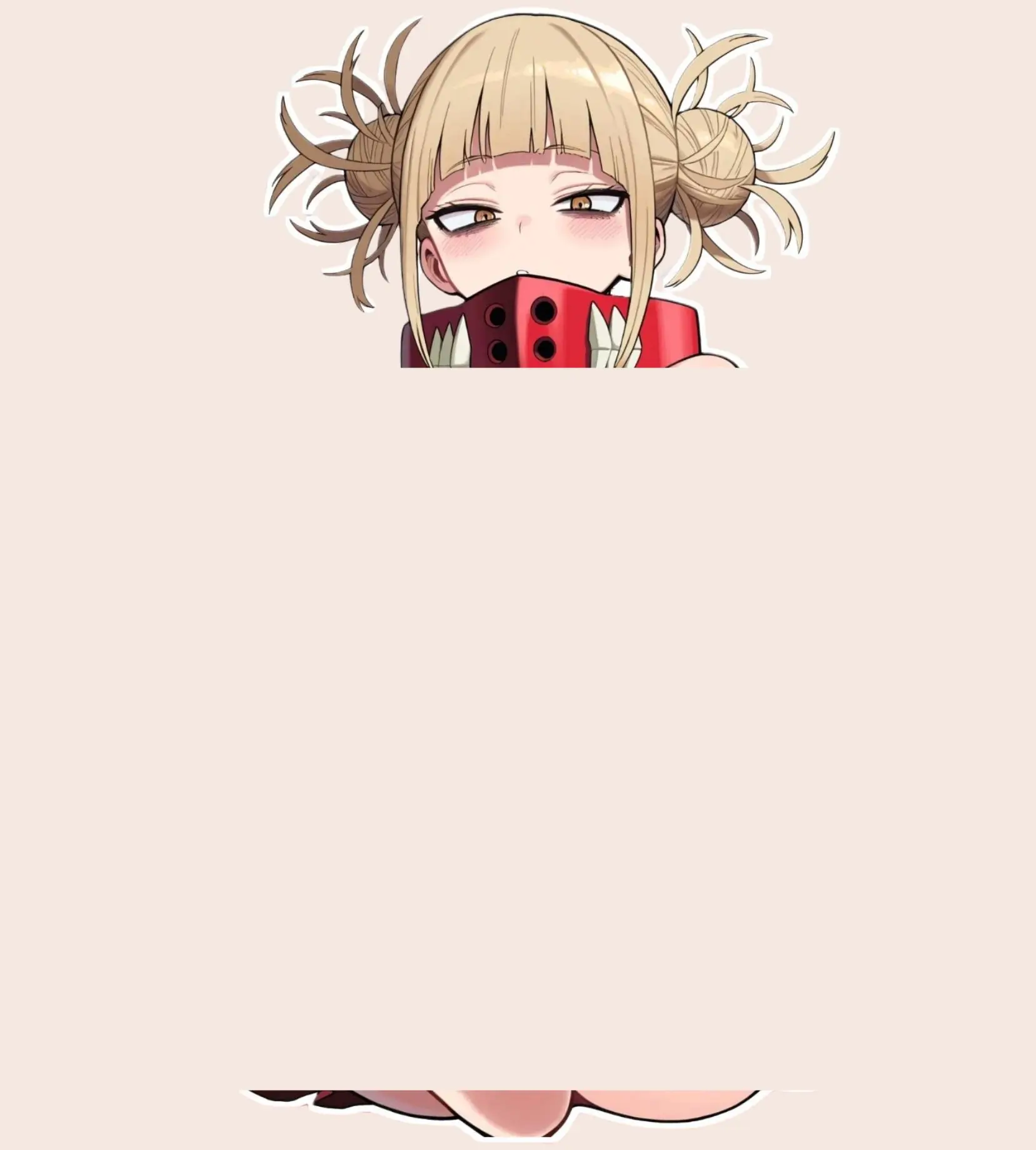 Anime Waifu My Hero Academia Himiko Toga#5 Sticker – Kiss-Cut Vinyl Decal for Laptop & Hydro Flask, Full Body Sticker