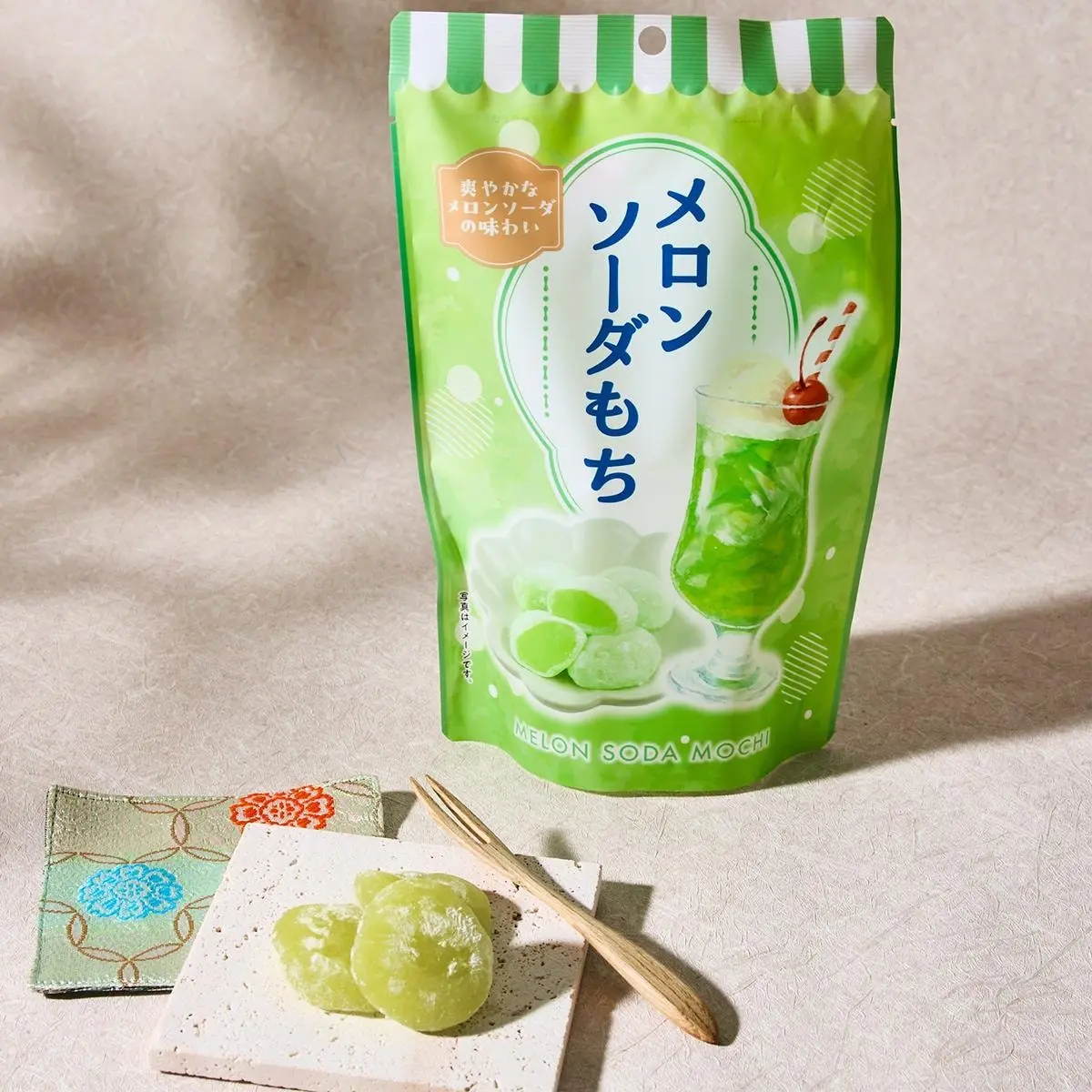 もこ’s shop Japanese SEIKI Mochi Trio – Plum, Melon Soda & Fruit Mix Flavors 3