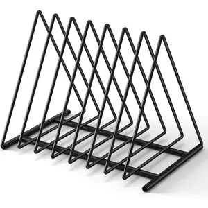 Upgraded Triangle File Folder Racks7 Sections File Holder File Storage Sorter Stand Desktop File Organizer Wire Organizer Rack Magazine Folder Holder Letter Legal AntiScratch Rusty