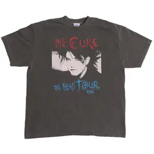 The Cure The Head Tour Unisex Top Tee T-Shirt