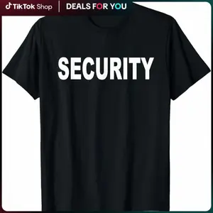 Security Guard - Event Safety - Security Outfit Officer T-Shirt