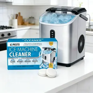 Universal lce Machine Cleaner Tablets 6-Pack, Nickel-Safe Descaling Solution for All lce Makers, PowerfulScale Remover for Countertop lce Maker & Nugget lce Maker, Universal lce Machine Cleaner to ExtendMachine Life & Keep lce Fresh & Clean