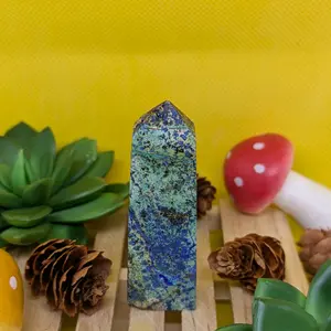 Azurite/Malachite Mini Tower - Natural Stone Tower