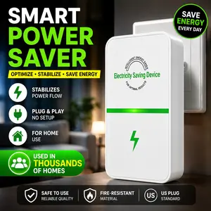 Smart Power Saver Plug | Energy Optimizer for Home Appliances | Easy Plug & Play | Helps Improve Power Efficiency