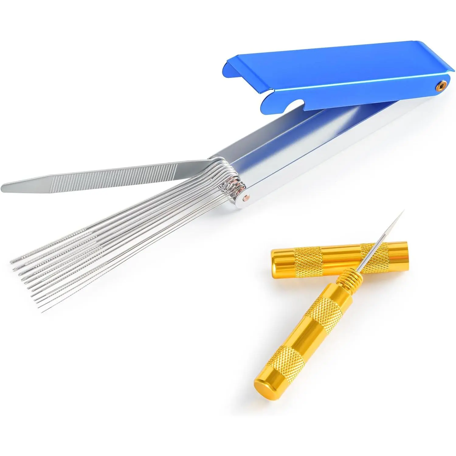 DuraSoft Stainless Steel Hand Edger 3489D with Adjustable Groove, Concrete Edge, 1/2 Inch Bit Depth, Curved Design, 14 Inch by 5 Inch Dimensions