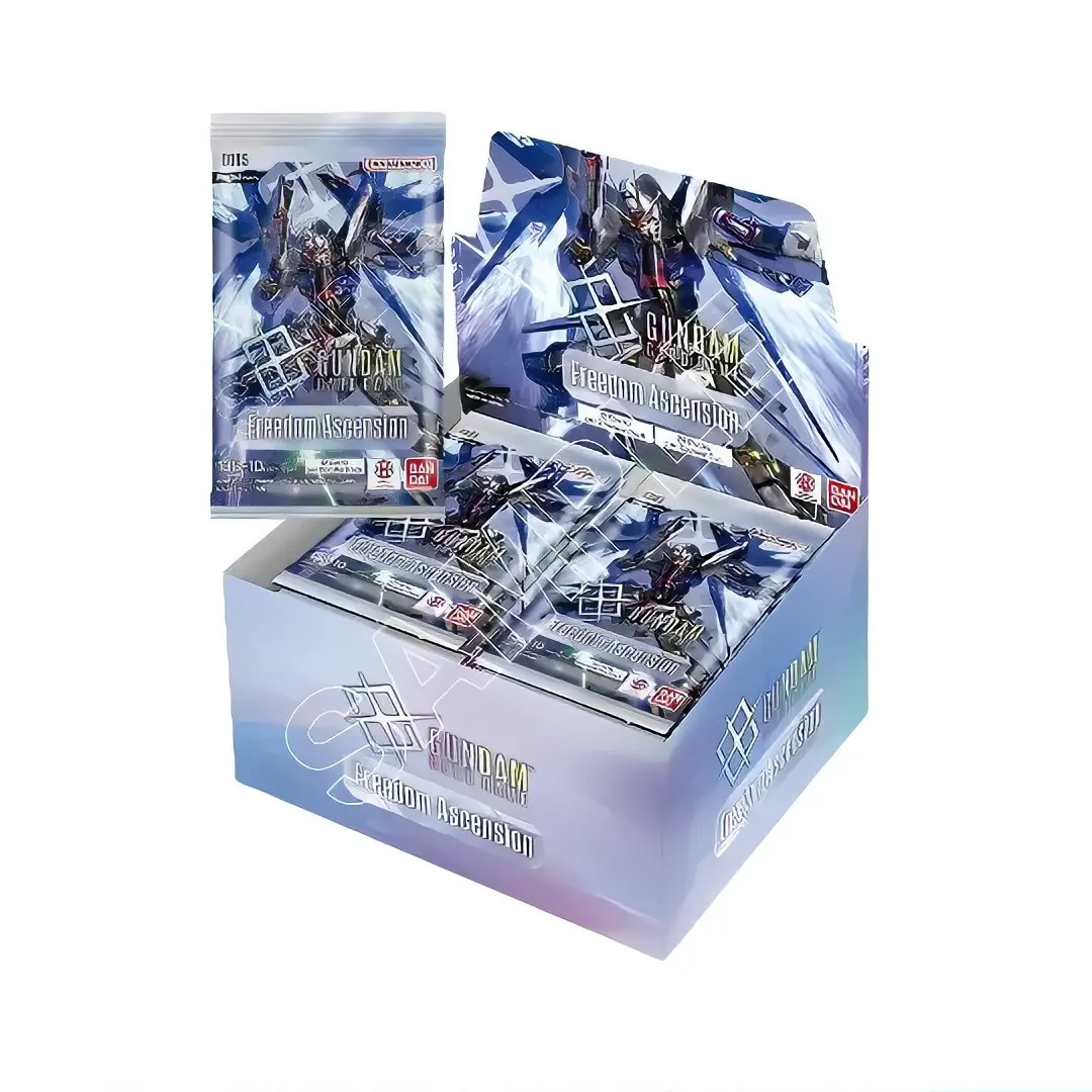 Bandai Gundam Freedom Ascension Booster Box - Collectible Trading Card Game Expansion Pack for Fans