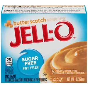 Jell-O Instant Pudding Butter scotch Sugar Free, 1 OZ