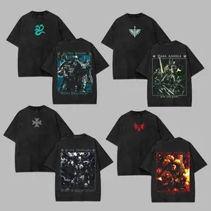 [Collection] 15 Design Warhammer 40K Vintage Washed Tee Retro Oversized T-Shirts Inspired by Iconic Factions and Heroes, Premium Heavy Cotton, Perfect for Wargame Fans, Sci-Fi Lovers, Gift for boyfriends