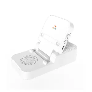 ATEYA Portable Induction speaker | Optional Bluetooth connectivity | Portable Mobile phone holder | Supports connecting two devices simultaneously | Four-in-one speaker.