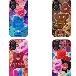 Fuggler Funny Ugly Monster Unique Collection Quirky Creature Pet Lover Fan Gift Art Trendy Tough Phone Case. Weirdcore Aesthetic Heavy Duty Shockproof Protective Smartphone Cover for iPhone 17 Pro Max 16 Air 15 14 13 12 11.