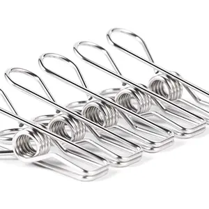 Heavy Duty Clothes Pins for  Clothes, Stainless Steel Clothespins for Landry, Metal Clothes Clips, Clothes Pegs
